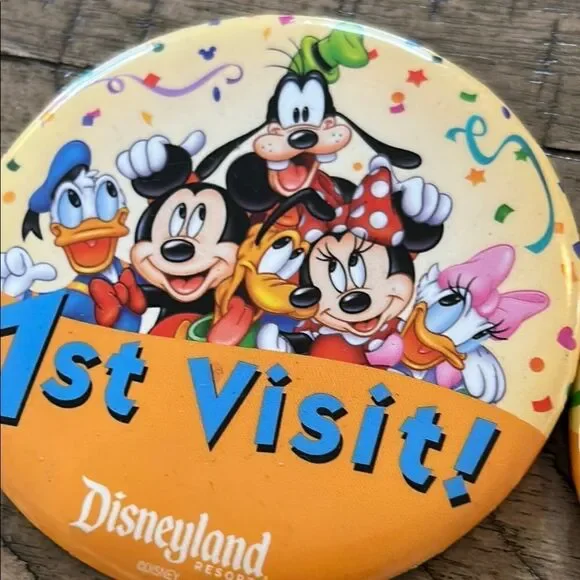 Disneyland 1st Visit Buttons - Picture 11 of 17